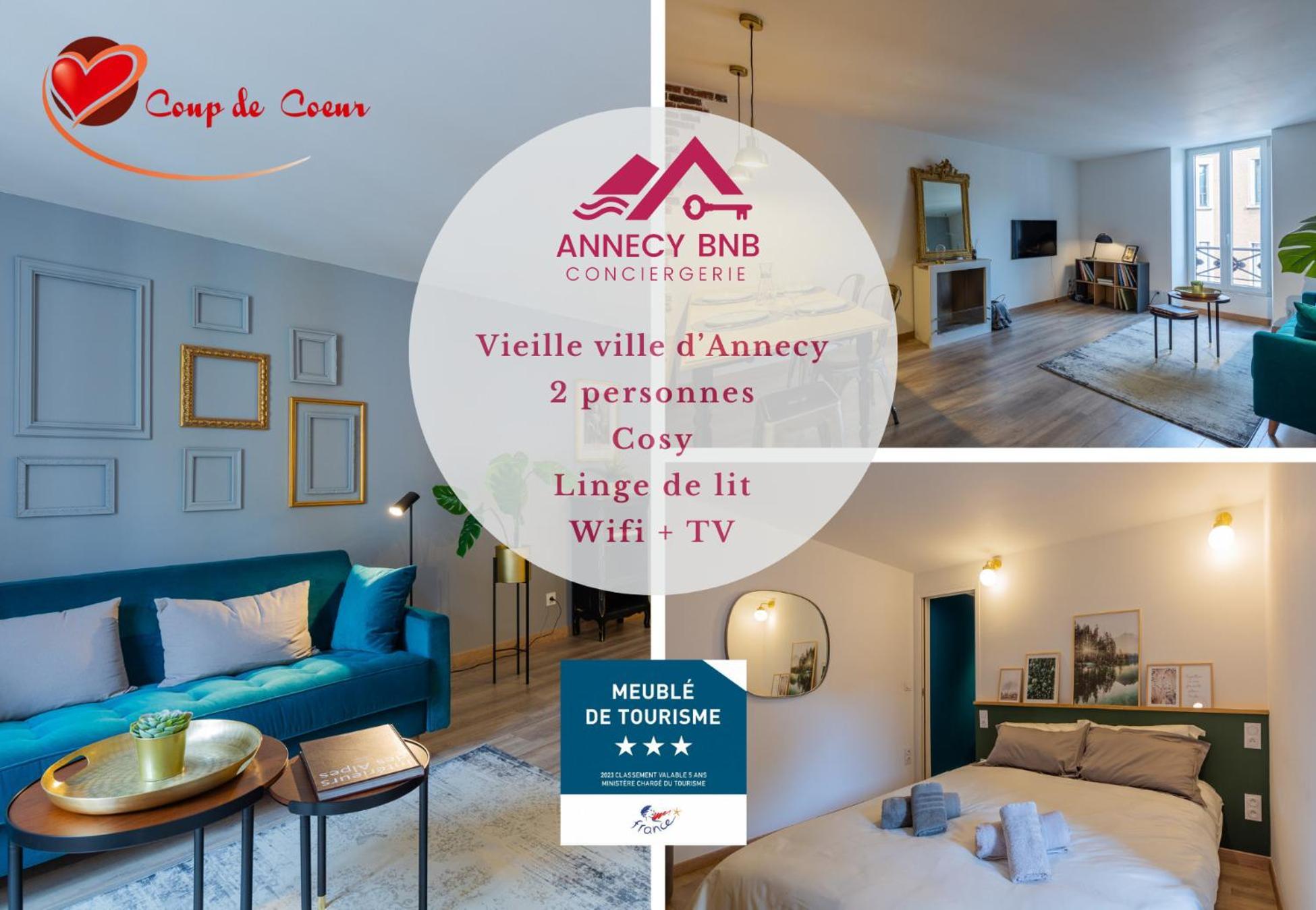 Les Cordeliers: 2 Pers, Cosy & Coeur Vieille Ville Annecy Dış mekan fotoğraf